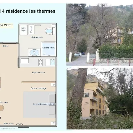 Appartamento Meublé Deux étoiles à Les Bains